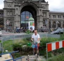 Ankerstangen einkleben Hauptbahnhof